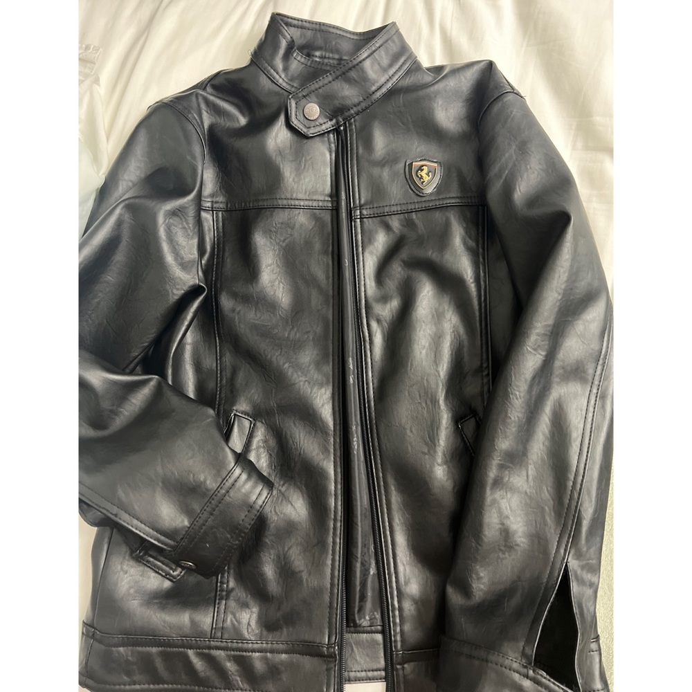 ferrari black jacket